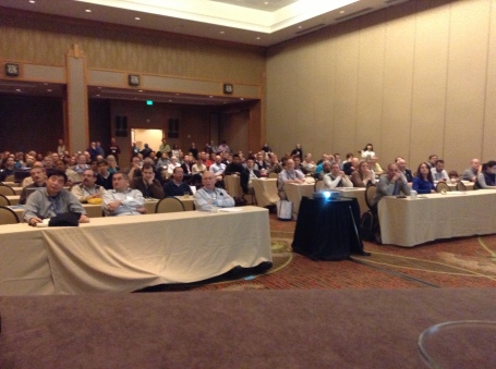 Audience at MOOC panel